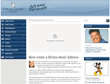 Tablet Screenshot of efratamusic.com.br